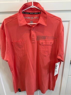 Projek Raw Men's Coral Polo Shirt “Dark Black” series